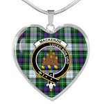 MacKenzie Dress Modern Scottish Clan Heart Necklacemother's day gifts, gifts for mom, best gift for girlfriend, Tartan Heart Necklace Jewelry, Gold Heart Necklace, Silver Heart Necklace, Plaid Heart Necklace