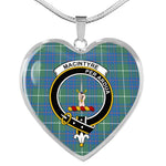 MacIntyre Hunting Ancient Scottish Clan Heart Necklacemother's day gifts, gifts for mom, best gift for girlfriend, Tartan Heart Necklace Jewelry, Gold Heart Necklace, Silver Heart Necklace, Plaid Heart Necklace