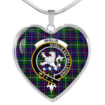 Inglis Modern Scottish Clan Heart Necklacemother's day gifts, gifts for mom, best gift for girlfriend, Tartan Heart Necklace Jewelry, Gold Heart Necklace, Silver Heart Necklace, Plaid Heart Necklace
