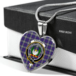Kinnaird Scottish Clan Heart Necklacemother's day gifts, gifts for mom, best gift for girlfriend, Tartan Heart Necklace Jewelry, Gold Heart Necklace, Silver Heart Necklace, Plaid Heart Necklace