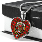 MacKinnon Modern Scottish Clan Heart Necklacemother's day gifts, gifts for mom, best gift for girlfriend, Tartan Heart Necklace Jewelry, Gold Heart Necklace, Silver Heart Necklace, Plaid Heart Necklace