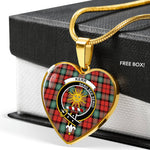 Kerr Ancient Scottish Clan Heart Necklacemother's day gifts, gifts for mom, best gift for girlfriend, Tartan Heart Necklace Jewelry, Gold Heart Necklace, Silver Heart Necklace, Plaid Heart Necklace