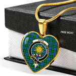 Kerr Hunting Scottish Clan Heart Necklacemother's day gifts, gifts for mom, best gift for girlfriend, Tartan Heart Necklace Jewelry, Gold Heart Necklace, Silver Heart Necklace, Plaid Heart Necklace