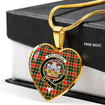 MacLachlan Hunting Modern Scottish Clan Heart Necklacemother's day gifts, gifts for mom, best gift for girlfriend, Tartan Heart Necklace Jewelry, Gold Heart Necklace, Silver Heart Necklace, Plaid Heart Necklace