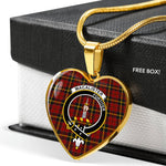 MacAlister Of Skye Scottish Clan Heart Necklacemother's day gifts, gifts for mom, best gift for girlfriend, Tartan Heart Necklace Jewelry, Gold Heart Necklace, Silver Heart Necklace, Plaid Heart Necklace