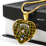 MacMillan Scottish Clan Heart Necklacemother's day gifts, gifts for mom, best gift for girlfriend, Tartan Heart Necklace Jewelry, Gold Heart Necklace, Silver Heart Necklace, Plaid Heart Necklace