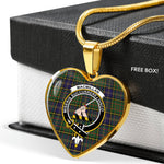 MacMillan Hunting Modern Scottish Clan Heart Necklacemother's day gifts, gifts for mom, best gift for girlfriend, Tartan Heart Necklace Jewelry, Gold Heart Necklace, Silver Heart Necklace, Plaid Heart Necklace