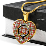 MacAlister Dress Scottish Clan Heart Necklacemother's day gifts, gifts for mom, best gift for girlfriend, Tartan Heart Necklace Jewelry, Gold Heart Necklace, Silver Heart Necklace, Plaid Heart Necklace