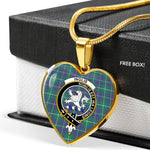 Inglis Ancient Scottish Clan Heart Necklacemother's day gifts, gifts for mom, best gift for girlfriend, Tartan Heart Necklace Jewelry, Gold Heart Necklace, Silver Heart Necklace, Plaid Heart Necklace