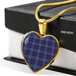 MacCormick Scottish Clan Heart Necklacemother's day gifts, gifts for mom, best gift for girlfriend, Tartan Heart Necklace Jewelry, Gold Heart Necklace, Silver Heart Necklace, Plaid Heart Necklace