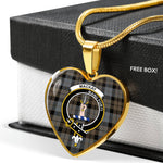 MacKay Weathered Scottish Clan Heart Necklacemother's day gifts, gifts for mom, best gift for girlfriend, Tartan Heart Necklace Jewelry, Gold Heart Necklace, Silver Heart Necklace, Plaid Heart Necklace