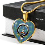 MacIntyre Hunting Ancient Scottish Clan Heart Necklacemother's day gifts, gifts for mom, best gift for girlfriend, Tartan Heart Necklace Jewelry, Gold Heart Necklace, Silver Heart Necklace, Plaid Heart Necklace