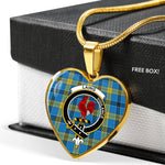 Laing Ancient Scottish Clan Heart Necklacemother's day gifts, gifts for mom, best gift for girlfriend, Tartan Heart Necklace Jewelry, Gold Heart Necklace, Silver Heart Necklace, Plaid Heart Necklace