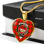 MacDonald Clan Donald Of Sleat Scottish Clan Heart Necklacemother's day gifts, gifts for mom, best gift for girlfriend, Tartan Heart Necklace Jewelry, Gold Heart Necklace, Silver Heart Necklace, Plaid Heart Necklace