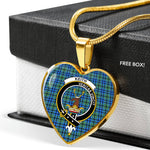 Keith Scottish Clan Heart Necklacemother's day gifts, gifts for mom, best gift for girlfriend, Tartan Heart Necklace Jewelry, Gold Heart Necklace, Silver Heart Necklace, Plaid Heart Necklace
