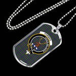 Forbes Of Druinnor Scottish Clan Tartan Military Dog Tag Necklace Jewelry