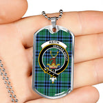 Keith Ancient Scottish Clan Tartan Military Dog Tag Necklace Jewelry
