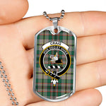 Craig Ancient Scottish Clan Tartan Military Dog Tag Necklace Jewelry
