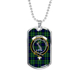 MacNeil of Colonsay Hunting Scottish Clan Tartan Military Dog Tag Necklace Jewelry