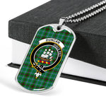 Duncan Of Sketraw Scottish Clan Tartan Military Dog Tag Necklace Jewelry