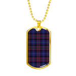 Pride Of Scotland Scottish Clan Tartan Military Dog Tag Necklace Jewelry