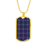 MacCormick Scottish Clan Tartan Military Dog Tag Necklace Jewelry