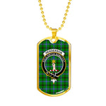 Henderson Scottish Clan Tartan Military Dog Tag Necklace Jewelry