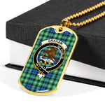 Graham Of Montrose Ancient Scottish Clan Tartan Military Dog Tag Necklace Jewelry