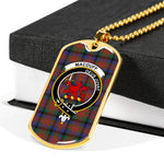 MacDuff Hunting Modern Scottish Clan Tartan Military Dog Tag Necklace Jewelry