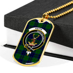 Keith Modern Scottish Clan Tartan Military Dog Tag Necklace Jewelry