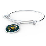 Scotstee Shop - Campbell Ancient Clan Scotland Tartan Plaid Charm Circle Bangle Bracelet Jewelry Gift  For Women