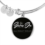 Scotstee Shop - Clan Scotland Tartan Plaid Charm Circle Bangle Bracelet Jewelry Gift  For Women