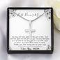 Mom Necklace, Stepmom Necklace, Bonus Mom Necklace, Mother's Day Gift For Step Mom Necklace Mother's Day Artisan Crafted Cross Necklace