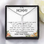 Mommy Necklace, To My Mommy Necklace, Gift For Mom To Be Necklace, Gift For First Time Mom, Expecting Mother Necklace, New Mom Necklace Gift Mother's Day Artisan Crafted Cross Necklace