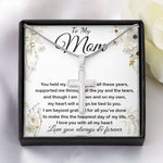Mom Necklace - To My Mom - Love You Always And Forever - Mother's Day Gift Mother's Day Artisan Crafted Cross Necklace