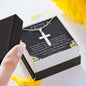 To My Future Mother In Law, Wedding For Her Mother's Gift Necklace Mother's Day Artisan Crafted Cross Necklace