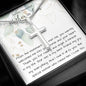 Mother-In-Law Necklace, Best Mother In Law Birthday Necklace, To My Mother In Law Necklace Mother's Day Artisan Crafted Cross Necklace