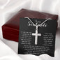 To My Soulmate - You Are My Life, My Love, And My Best Friend Mother's Day Necklace Mother's Day Artisan Crafted Cross Necklace