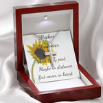 Mother Necklace - Mother Gift - Never Truly Part Mother's Day Necklace Mother's Day Artisan Crafted Cross Necklace