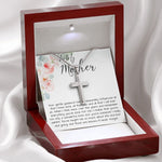 To Mom - Gentle Guidance Mother's Day Artisan Crafted Cross Necklace