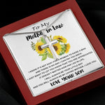 Mom Necklace Gift - You Are Appreciated Necklace, Gift For Her, Mother's Day Gift To My Mom Necklace Mother's Day Artisan Crafted Cross Necklace