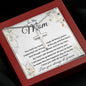 Mom Necklace - To My Mom - Love You Always And Forever - Mother's Day Gift Mother's Day Artisan Crafted Cross Necklace