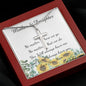 Mother Necklace - No Matter What - I Will Always Love You Mom Necklace Mother's Day Artisan Crafted Cross Necklace