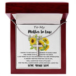 Mom Necklace Gift - You Are Appreciated Necklace, Gift For Her, Mother's Day Gift To My Mom Necklace Mother's Day Artisan Crafted Cross Necklace