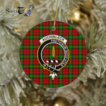 Auchinleck Scottish Clan Plaid Ornament Gift. Christmas Tree Ornament Auchinleck Clan Tartan Ornament Great Christmas Ornaments Gift - Scotstee Shop