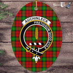 Auchinleck Scottish Clan Plaid Ornament Gift. Christmas Tree Ornament Auchinleck Clan Tartan Ornament,  ceramic ornament, personalized christmas ornaments, christmas tree ornaments, christmas door decorations, Plaid Ornament, Tartan Ceramic Ornament