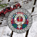 Auchinleck Scottish Clan Tartan Crest Badge Plaid Ornament Gift. Christmas Tree Ornament Auchinleck Clan Tartan Ornament,  ceramic ornament, personalized christmas ornaments, christmas tree ornaments, christmas door decorations, Plaid Ornament, Tartan Ceramic Ornament