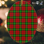 Auchinleck Tartan Oval Ornaments, Christmas Tree Ornament, Plaid Christmas Ornaments, Ceramic Oval Christmas Tree Decoration, Tartan Oval Ornaments, Christmas Tree Ornament, Plaid Christmas Ornaments, Ceramic Oval Christmas Tree Decoration