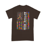 Scotstee Shop - Autism Awareness Proud Autism Mom Vintage American Flag Gift 4th Of July Shirt autism awareness shirts