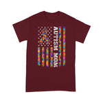 Scotstee Shop - Autism Awareness Proud Autism Mom Vintage American Flag Gift 4th Of July Shirt autism awareness shirts